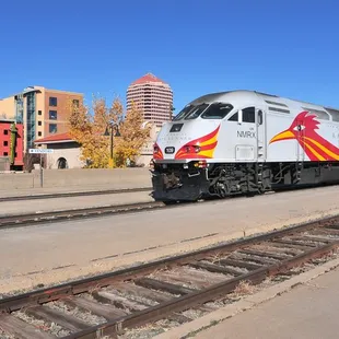 Rail Runner at the Downtown Albuquerque Station