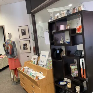 Downtown Art Center - retail store artwork on the 1st floor.