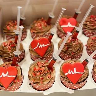 Nurse graduate cupcake theme