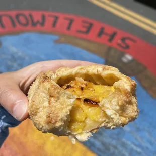 Peach tartlet from Frog Hollow Farm