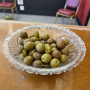 Lime &amp; jalapeño olives from Good Faith Farm, now an hors d'œuvre at my local Russian centre.