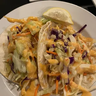 Shrimp Tacos with Bang Bang Sauce