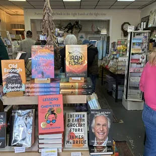 Books up front