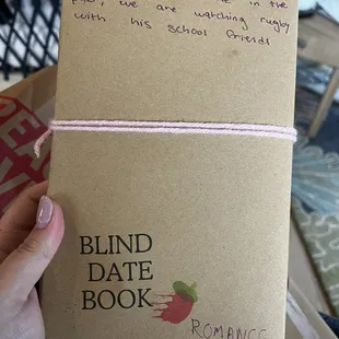 blind date with a book: romance themed