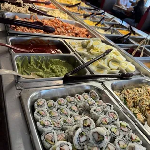 sushi and sashimi, interior