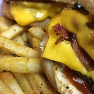 A double Sow n' Cow, when we add bacon to the burger.