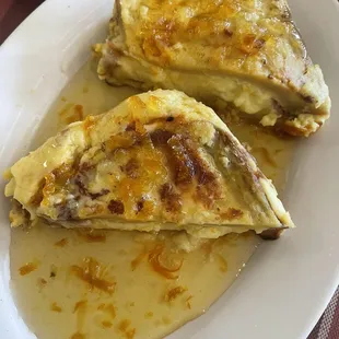 Orange stuffed French toast