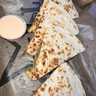 Brisket quesadillas