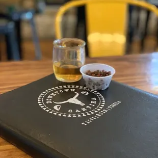 B &amp; B  Brisket &amp; Bourbon shots