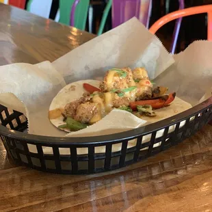 Teriyaki Chicken taco- daily special