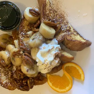Banana Nut French Toast Breakfast