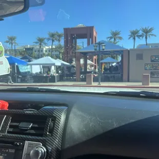 Looking for parking, Chandler's farmers market.