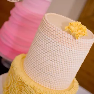a three tiered cake