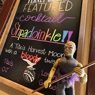 Cocktail special for Weird Wednesday
