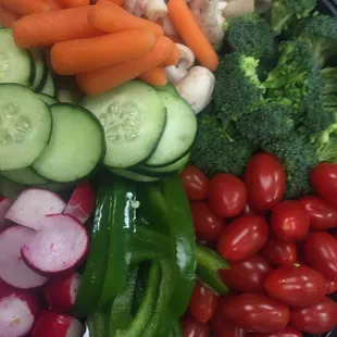 a variety of vegetables