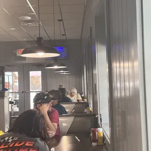 diners waiting for their orders