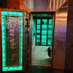 A room as you go to restroom