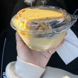 My playa bowl to-go. Delicious and full to the brim!