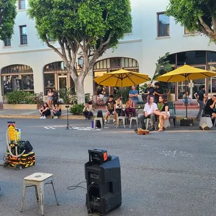 Audience watching Plagueman Wanderer at The Ground Zero Open Mic (Every Sunday at 6pm)