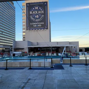 Pool.  Ample deck seating areas on either side &amp; behind is out of view.