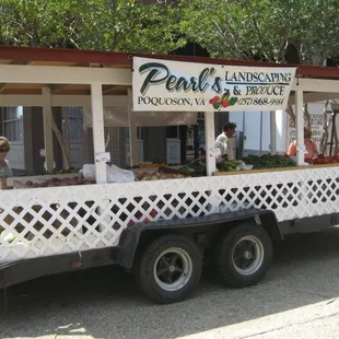 a man selling produce