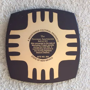 Verifiable historic place.