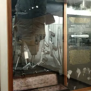 Don&apos;t miss the Dillinger display. Sorry the picture of his bullet proof vest didn&apos;t come out so clear.