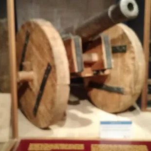 Spanish cannon on display.