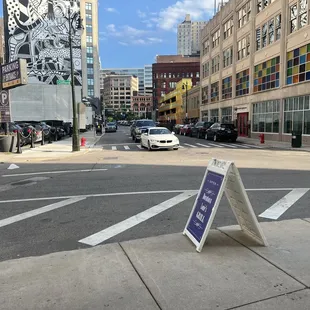 The view from my table! Fantastic location.