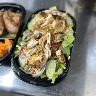 Seared chicken salad