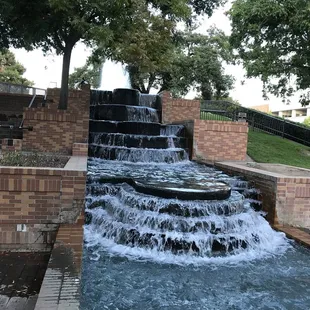 Found this cute water fountain near the Double Tree Hotel