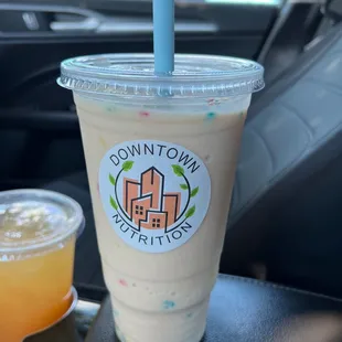 Fruity Pebbles smoothie/shake