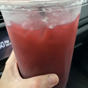  drink in a plastic cup