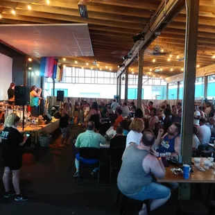 Our Backyard patio that opened in 2021