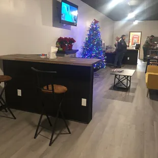 Inside of coffee shop