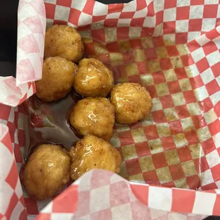 Orange &quot;boneless wings&quot;