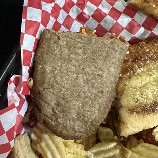 Steak Stromboli sandwich