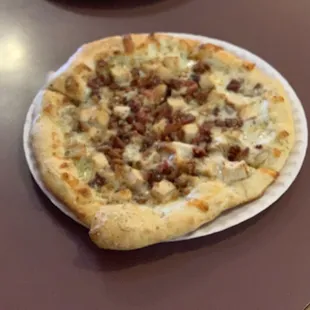7&quot; Chicken Bacon Ranch pizza