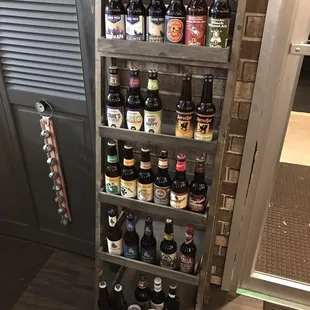 Their current beer selection - plenty of craft of various styles to accommodate any palate or pizza pairing.