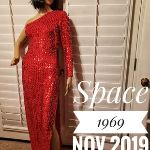 Sequin 1970s dresses