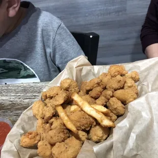 Popcorn shrimp