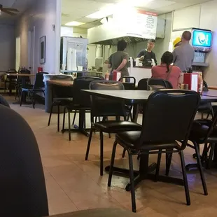 View of the counter....