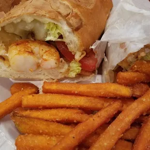 Shrimp po boy