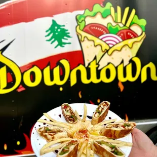 Chicken shawarma plate