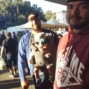 Baby Jax's first Farmers Market!!