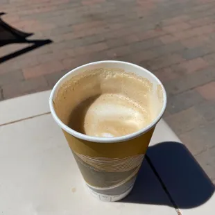 Delicious cappuccino.