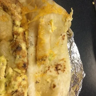 Frozen uncooked French fries in my breakfast tacos!!!