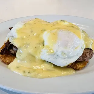Egg - Poached carne asada eggs Benedict