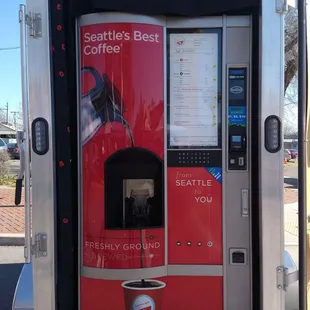 Coffee vending machine