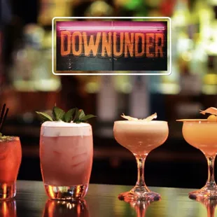 Handcrafted cocktails